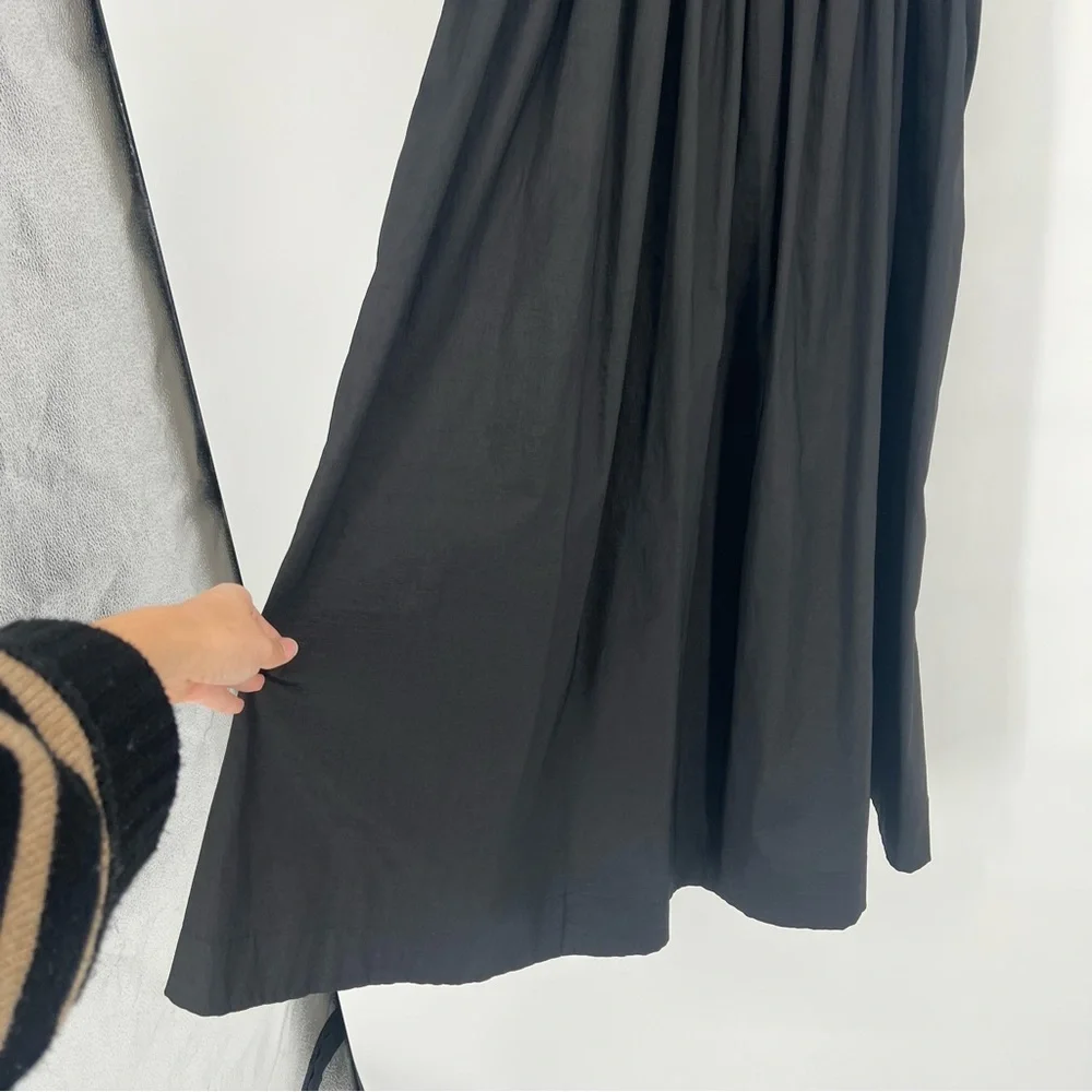 For Love & Lemons Doris Black Sweetheart Neckline Lace Formal Midi Dress Medium - Picture 5 of 15